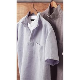 Eddie Bauer(エディー・バウアー) 半袖リネンコットンジップアッププルオーバー