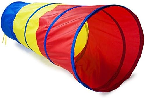 Just Model 6-feet Play Tunnel Toy Tent Child Kids Pop up Discovery Tube Playtent 3Colors, Length183CM*Diameter44CM