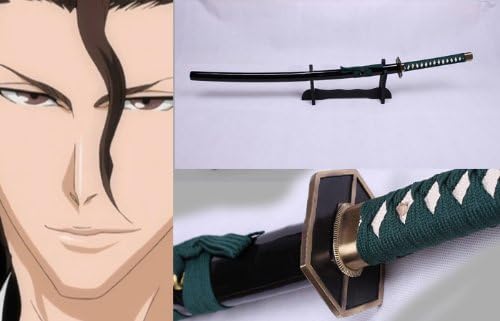 Dream2reality Cosplay Bleach Aizen Sousuke Kyoukasuigetsu Replica Sword T10 Clay Tempered Ultimate High Carbon Steel Full Handmade Full Tang Katana