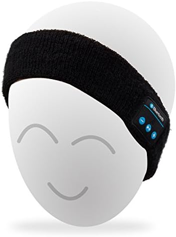 HRESY Bluetooth 4.1 High End Double Layer Beanie Hat 6-8 Hours Long Working Time, 150 Hrs Standby Hands Free with Built in Microphone and Speaker Trendy Short Skully Gray Color