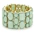 RAIN Mint Stretch Stone Bracele