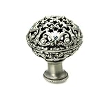Carpe Diem Hardware 143-11CAQ Juliane Grace Knob with Swarovski Crystals, 1-1/2-Inch, Satin by Carpe