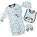 Carter's Baby Boy 4-Piece Puppy Layette Set blue Newborn
