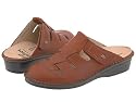 Womens Cognac Orthopedic Support Clog By Finn Comfort