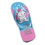 It's Happy Bunny by Jim Benton - Ladies Flip Flop, Blue, Pink (Size M7-8)