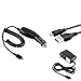 Samsung Focus i917 Combo Rapid Car Charger + Home Wall Charger + USB Data Charge Sync Cable for Samsung Focus i917