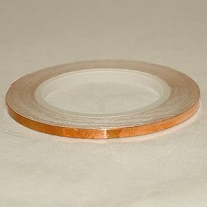 JVCC CFL-5CA Copper Foil Tape (Conductive Adhesive): 1 4 in. x 36 yds. (Copper) by