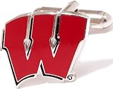 Cufflinks Inc Men's Wisconsin Badgers Cufflinks Red