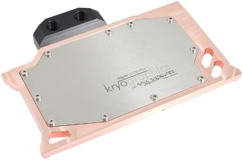 Aqua Computer Kryographics Full Coverage Liquid Cooling Block for nVidia GTX TITAN with Active XCS Liquid Cooled Backplate, Copper Version