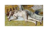 After the Bath Art Giclee Poster Print by Edgar Degas, 20x13