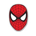Spiderman Color Face Window Decal