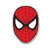 Spiderman Color Face Window Decal