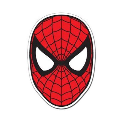  Spiderman Color Face Window Decal