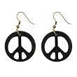 Acrylic Peace Sign Earrings