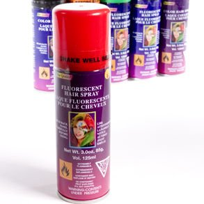 Red Fluorescent Hairspray
