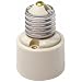 Leviton 2005 Medium-Medium Base, One-Piece, Adapters/Extensions, Incandescent, Glazed Porcelain Lampholder, White
