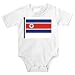 Onesie with Korean, Korea, flag, North