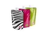 from Bar Originale Bar Originale Sharkskinzz Flexible Hip Flasks 3 Assorted Designs Model HF/SKF