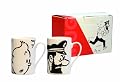 PAIR OF ADVENTURES OF TINTIN MUGS: TINTIN & CAPTAIN HADDOCK