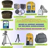 25PC ACCESSORY KIT FOR CANON POWERSHOT A570 A580 A590