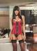 How To Measure Bra Sizes : Dreamgirl Fully Reversible Leopard Satin/Red Satin corset