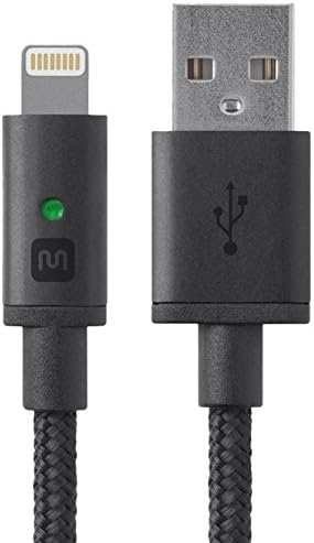 iNZeyo Labs 12865 Basecamp Compatible Apple MFI Certified Lightning To USB  Cable - Black