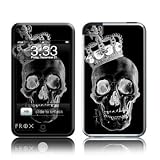 Skull King Black Design Apple iPod Touch 2G (2nd Gen) / 3G (3rd Gen) Protector Skin Decal Sticker