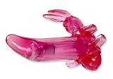 Doc Johnson Dual Bullet Silicone Bunny Female Masturbator Red