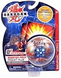 Bakugan Battle Brawlers Booster Bakupearl Series B2 Blue Wormourke, 1 Ability Card & 3 Metal Gate Cards