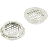 uxcell&reg; 2 Pcs Perforated Mesh Design 1.8" Top Diameter Sink Strainer