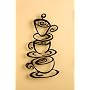 Laser Cut Metal Coffee Art Plaque Wall Hanging