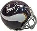 Chuck Foreman Autographed/Hand Signed Minnesota Vikings Replica Mini Helmet with ROY 73 inscription