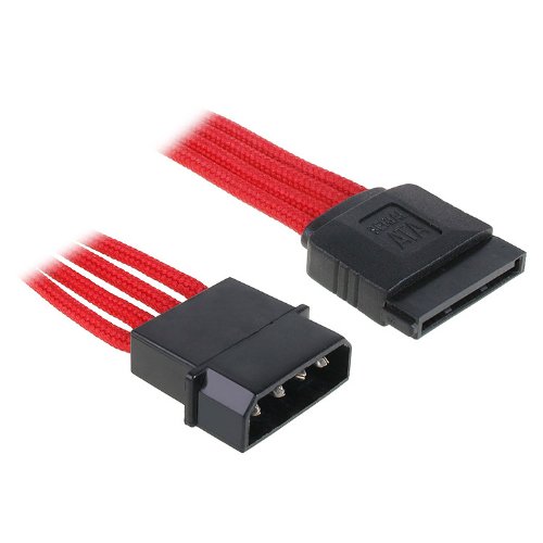 BitFenix Adapter (Molex zu SATA), 45 cm rot/schwarz Preisvergleich
