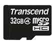 Transcend microSDHCカード 32GB Class4 変換アダプタ無し 永久保証 TS32GUSDC4