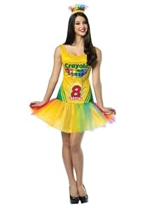 Womens Tutu Crayon Dress (Standard)