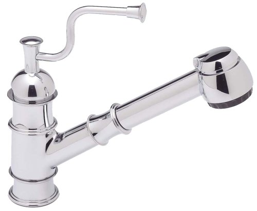 Blanco 157-089-CR Greenbrier Kitchen Faucet with Pull-Out Spray, Chrome Finish