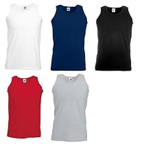 Athletic Vest von Fruit of the Loom S M L XL XXL verschiedene Farben