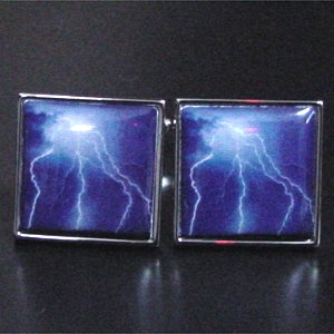 鎌倉カフス工房 雷カフス（カフスボタン） ec038