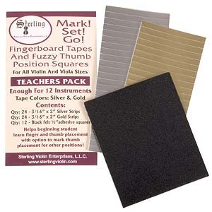 MusicalInstruments: Mark! Set! Go! Instrument Fingerboard Tape. Teacher Pack