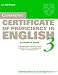 Book Cambridge Certificate of Proficiency in English 3 Student's Book: Examination Papers from University of Cambridge ESOL Examinations (CPE Practice Test