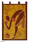Review Novica  / Batik wall hanging, 'Long Cool Drink'