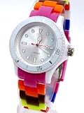 Details zu "Nerd Flip Uhr Weiss / Bunt! Angesagt! / K315"