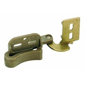 Amerock BP2606-BB Marathon Knife Hinge Size Number 6 Self Closing Overlay Burnished Brass, 1 2-Inch by Amerock