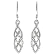 Sterling Silver Celtic Knot Dangle Earrings
