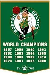 Boston Celtics 24"x36" Wool Dynasty Banner - BASKETBALL Sports Merchandise