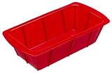 Review Eddingtons Ltd 1112 / Silicone Loaf Pan, Red (26 x 13.5 x 7.5cm)