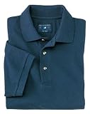 NEW Port Authority - Tall Pique Knit Sport Shirt Navy-XLT