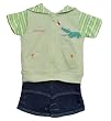 Boys 3pc Gator Amazon Explorer Hooded Denim Short Set ~ Size (5-7)