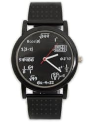 The Equation Unisex Quartz Water Resistant Analog Black Strap Watch