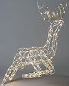 Jumping Deer 3-D Wire Sculpture (46-238-23)